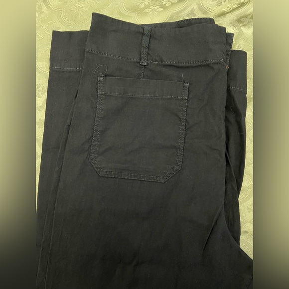 Maeve by Anthropologie the Colette Black Wide Leg Pants size 33 - Picture 15 of 16